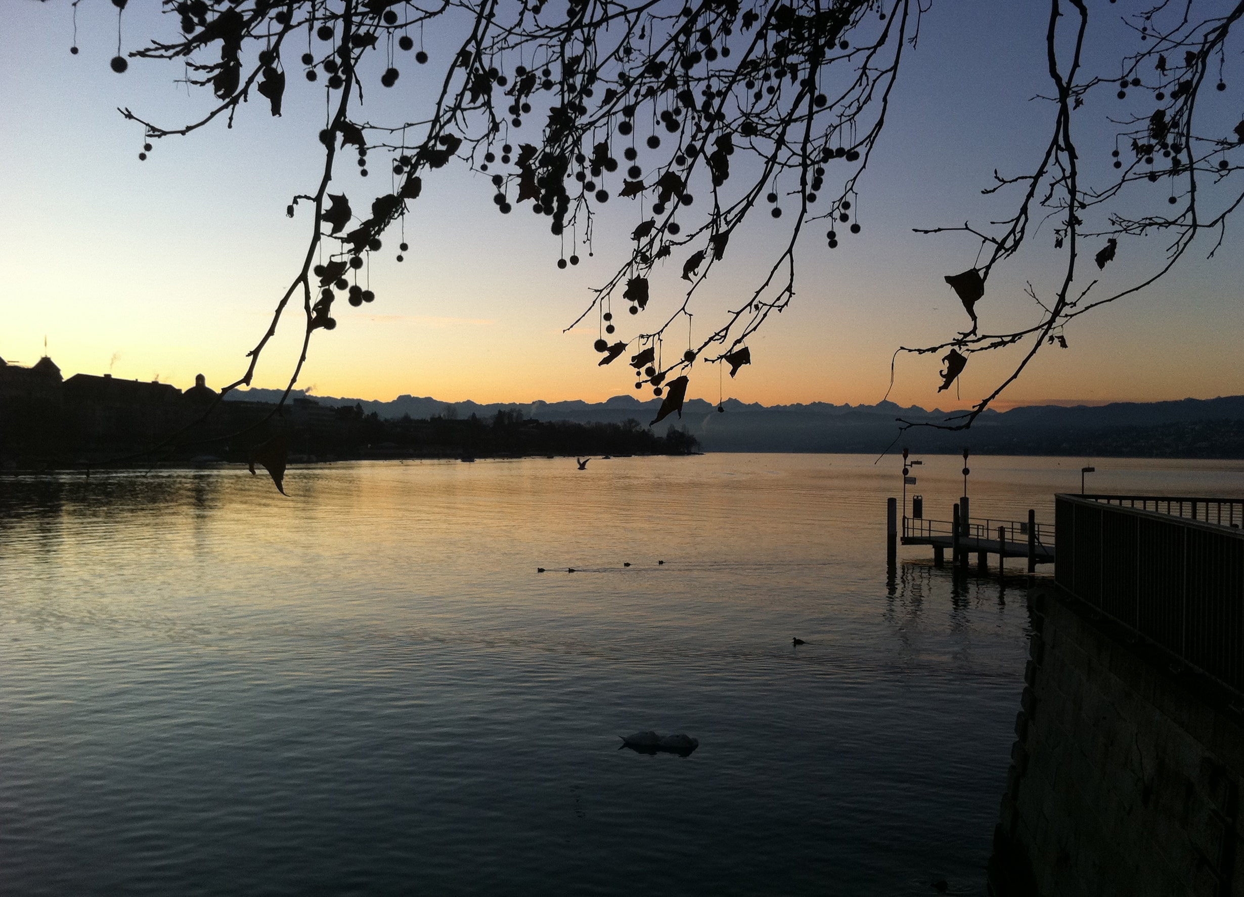 Sonnenuntergang am See